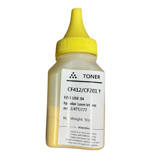 CF412/201A 50 Gram (Yellow) Toner Tozu